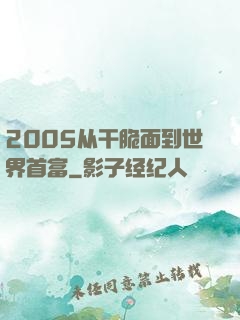 2005从干脆面到世界首富