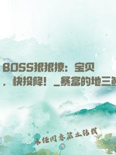 BOSS狠狠撩：宝贝，快投降！