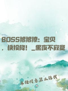 BOSS狠狠撩：宝贝，快投降！