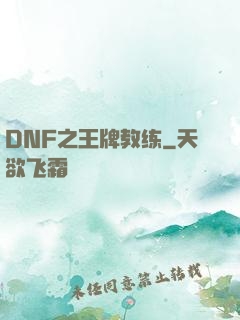 DNF之王牌教练