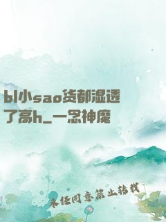bl小sao货都湿透了高h