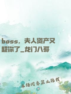 boss，夫人资产又超你了