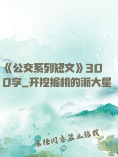 《公交系列短文》300字