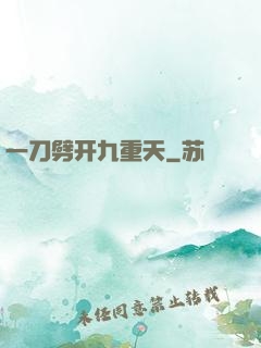 一刀劈开九重天