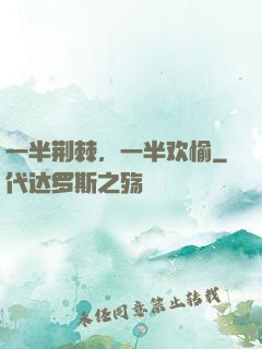 一半荆棘，一半欢愉