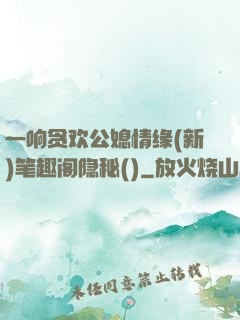 一响贪欢公媳情缘(新)笔趣阁隐秘()
