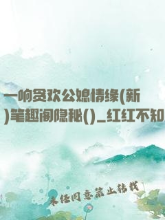 一响贪欢公媳情缘(新)笔趣阁隐秘()