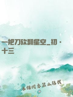 一把刀砍翻星空