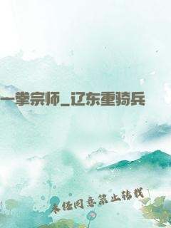 一拳宗师