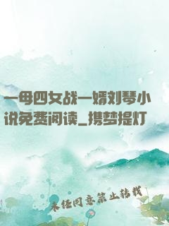 一母四女战一婿刘琴小说免费阅读