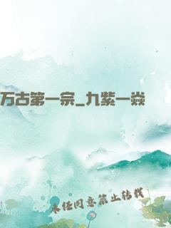 万古第一宗