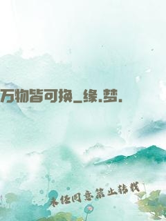 万物皆可换