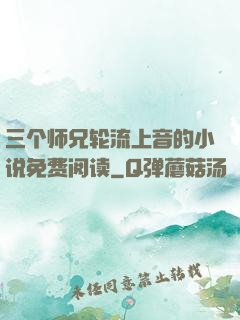三个师兄轮流上音的小说免费阅读