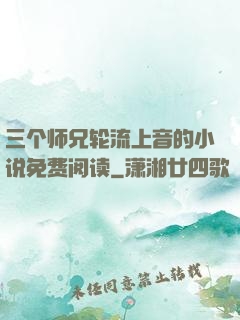三个师兄轮流上音的小说免费阅读