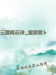 三国风云决