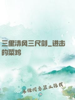 三里清风三尺剑