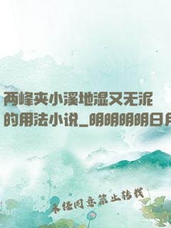 两峰夹小溪地湿又无泥的用法小说
