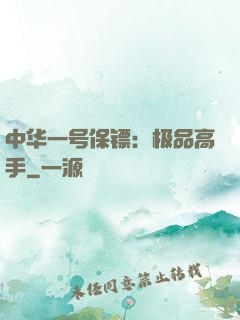 中华一号保镖：极品高手