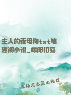 主人的乖母狗txt笔趣阁小说
