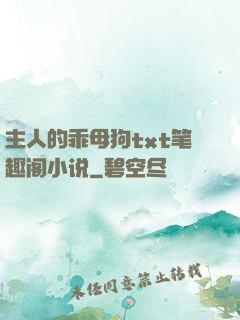 主人的乖母狗txt笔趣阁小说