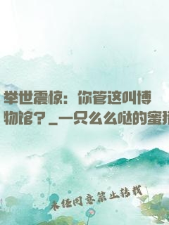 举世震惊：你管这叫博物馆？