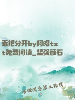 乖把分开by阿昭txt免费阅读