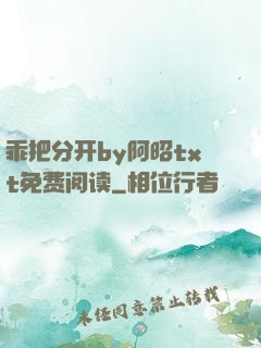 乖把分开by阿昭txt免费阅读