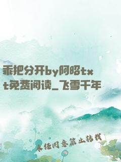 乖把分开by阿昭txt免费阅读