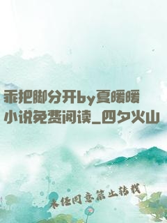 乖把脚分开by夏暖暖小说免费阅读