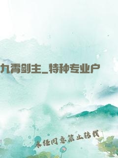 九霄剑主