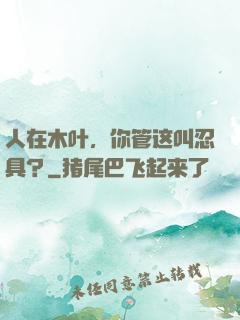 人在木叶，你管这叫忍具？