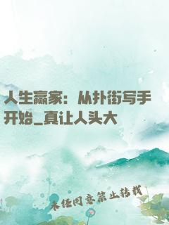 人生赢家：从扑街写手开始