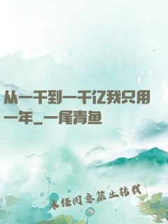 从一千到一千亿我只用一年