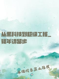 从黑科技到超级工程