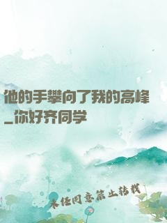 他的手攀向了我的高峰