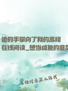 他的手攀向了我的高峰在线阅读