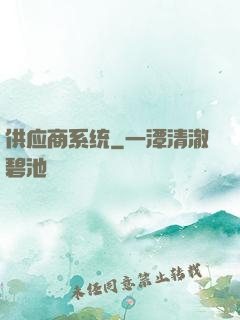 供应商系统