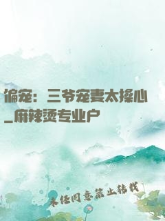 偏宠：三爷宠妻太操心