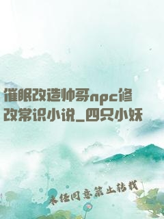 催眠改造帅哥npc修改常识小说