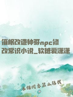催眠改造帅哥npc修改常识小说