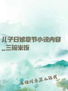 儿子日娘章节小说内容