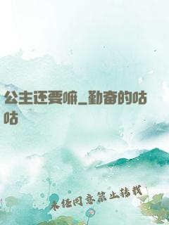 公主还要嘛