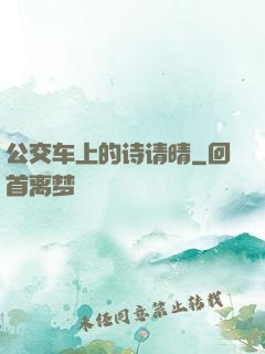 公交车上的诗请晴
