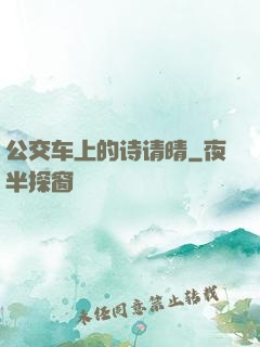公交车上的诗请晴