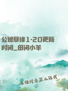 公媳孽缘1-20更新时间