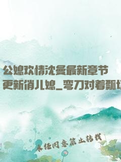 公媳欢情沈曼最新章节更新俏儿媳