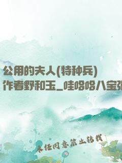 公用的夫人(特种兵)作者野和玉