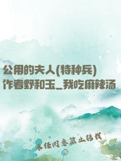 公用的夫人(特种兵)作者野和玉