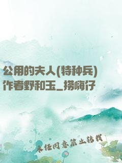 公用的夫人(特种兵)作者野和玉
