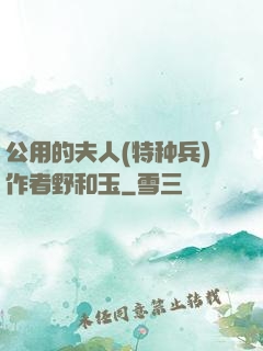 公用的夫人(特种兵)作者野和玉